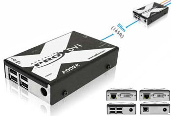 Northern 945 Depression KVM Choice, UK:X-DVIPRO-IEC ADDERLINK DVI USB & DVI KVM Extender Single  link DVI and transparent USB over a single CATx cable, Transmitter and  Receiver Set X-DVI PRO ( Adder DVI Extender )