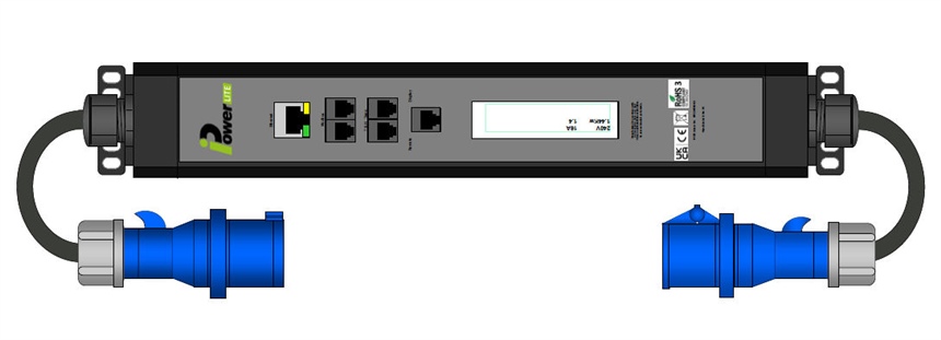 Ipl Ip IPL-101-IP5-0.5C IPower Inline IP Monitor unit. Single Phase 1mtr 32AMP ...
